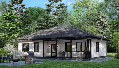 Проект каркасного дома 110 м²