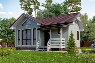 Проект каркасного дома 42 м²