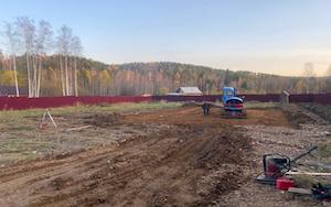 Началоитеьство нового каркасного дома по проекту Словакия в СНТ Искра