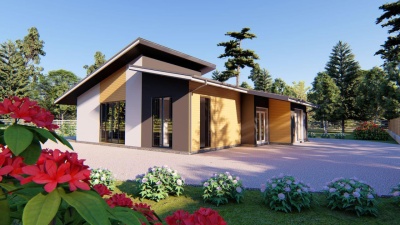 Проект каркасного дома: 134 м²